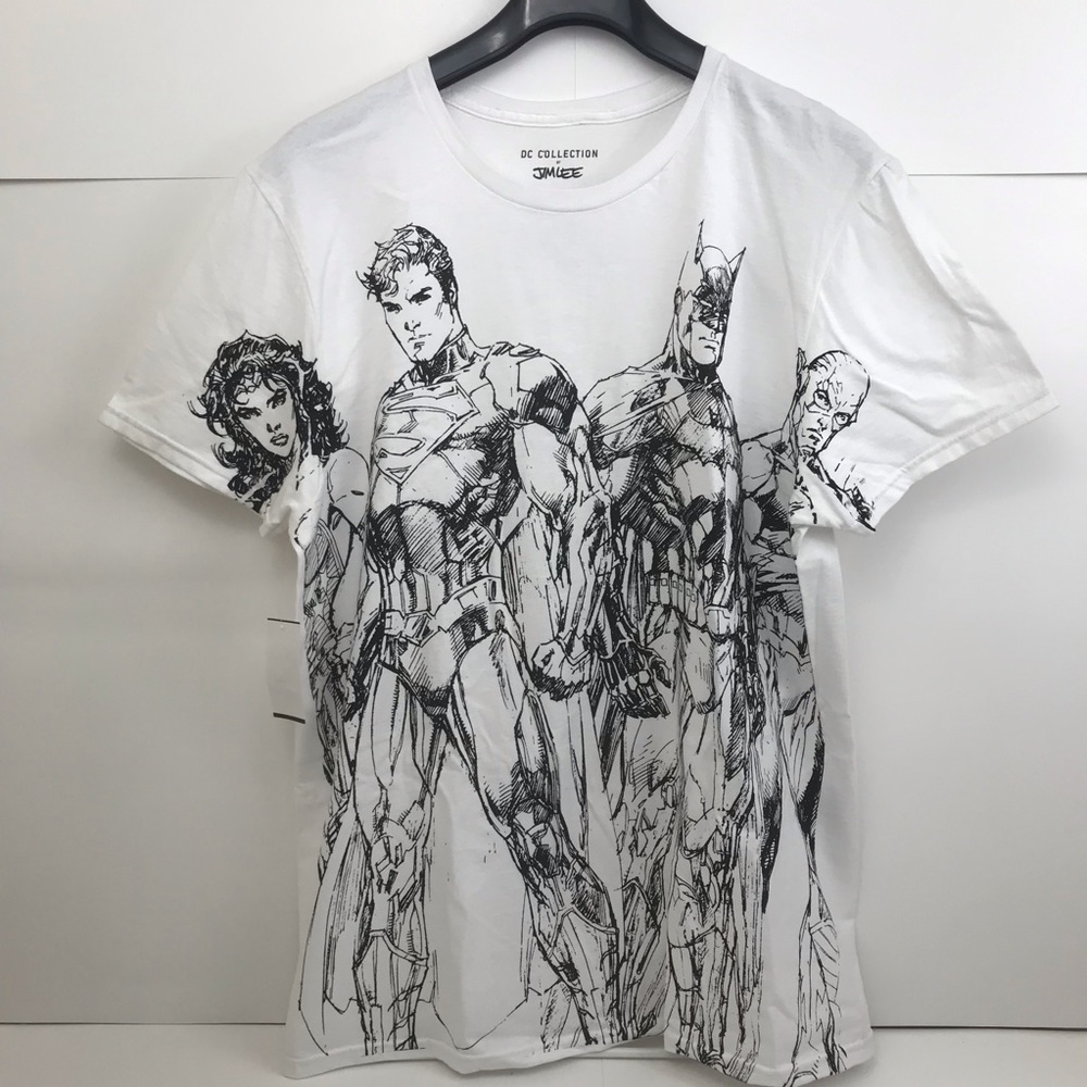 New Jim Lee DC Comics Hero’s Graphic T-shirt